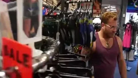 filthy Flip slam At Adult Store