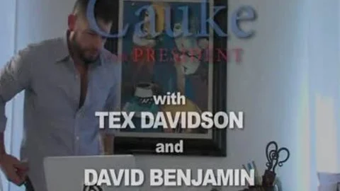 David Benjamin And Tex Davidson In Cauke For President