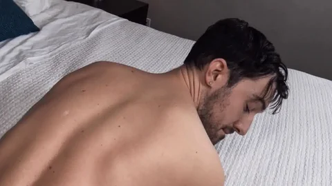 Str8 Chaser: Straight dude Peyton receiving facial in the bed