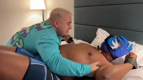 Ticklish Chubs - Driver Matt wrestling