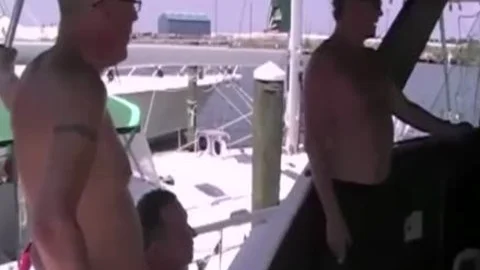 old unprotected Boat fuckfest
