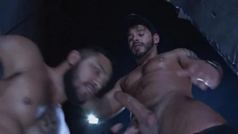 RagingStallion.com - Latino bodybuilder tease big butt