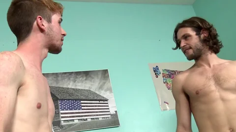 Cock Virgins - Athletic twink feels up to hard nailining