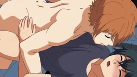 Juice Anime: Boyfriend ass fucked sex scene