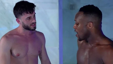 FalconStudios - Ebony bodybuilder receives hard nailining