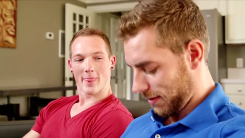 Next Door Raw: Roomie Lovers Share Deep Throat