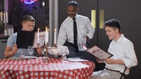 Men: Waiter's Wad: Logan Laps It Up