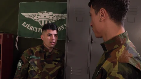 MilitaryDick: Will's Passionate Release on Caetano