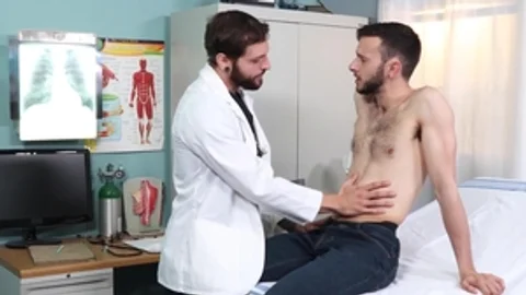 FamilyCreep: Hairy wearing uniform jerking big dick