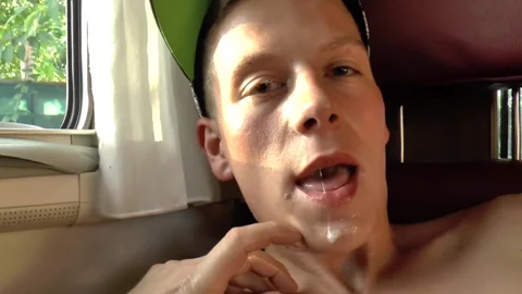EastBoys - Too cute hairless gay POV handjob outdoors