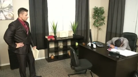 Men: Blowing His Boss's Bubble Butt