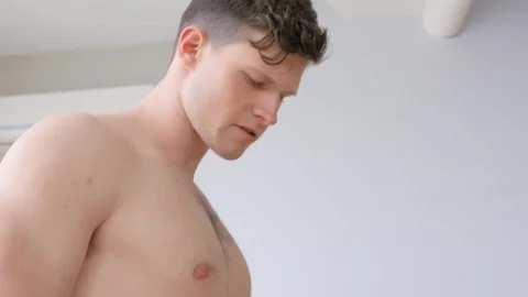 DrillMyHole: Finn Harding touching uncut dick
