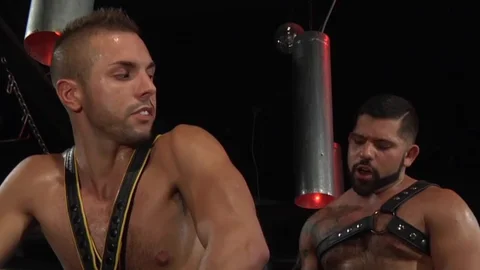 Club Inferno Dungeon: Hairy latin nailed by uncut dick daddy