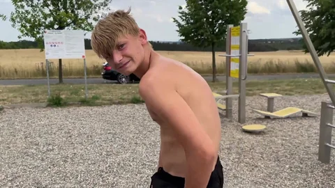 East Boys: POV loud sex beside cute twink boy