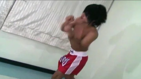 GayAsianNetwork: Very nice wearing boxers butt fuck