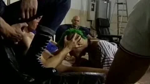 young Skinhead gang-sex Initiation