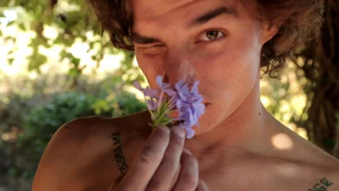 Next Door Male: Brunette Chad masturbating outdoors