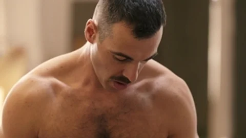Big cock stretches his young tight hole