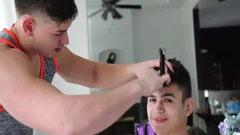 Bodybuilder Eddie Alvarado bangs Uncut teen Jerry Cabrera