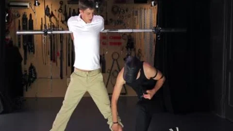 young College twink Jacob Wolf Turned bdsm Whipping bondman