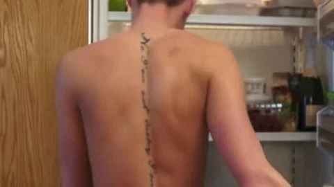 lad Michael Lee pokes Braxton Kle