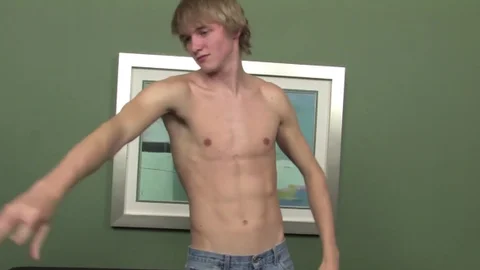 ChaosMen.com - Adorable hairy european twink boy after classes