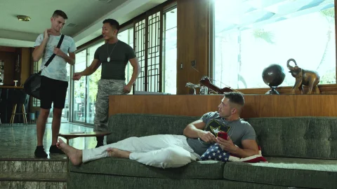 Taboo Men: Man-on-Man Camouflage