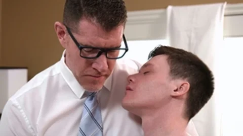 Raw cock meets smooth skin as doc pounds the twink